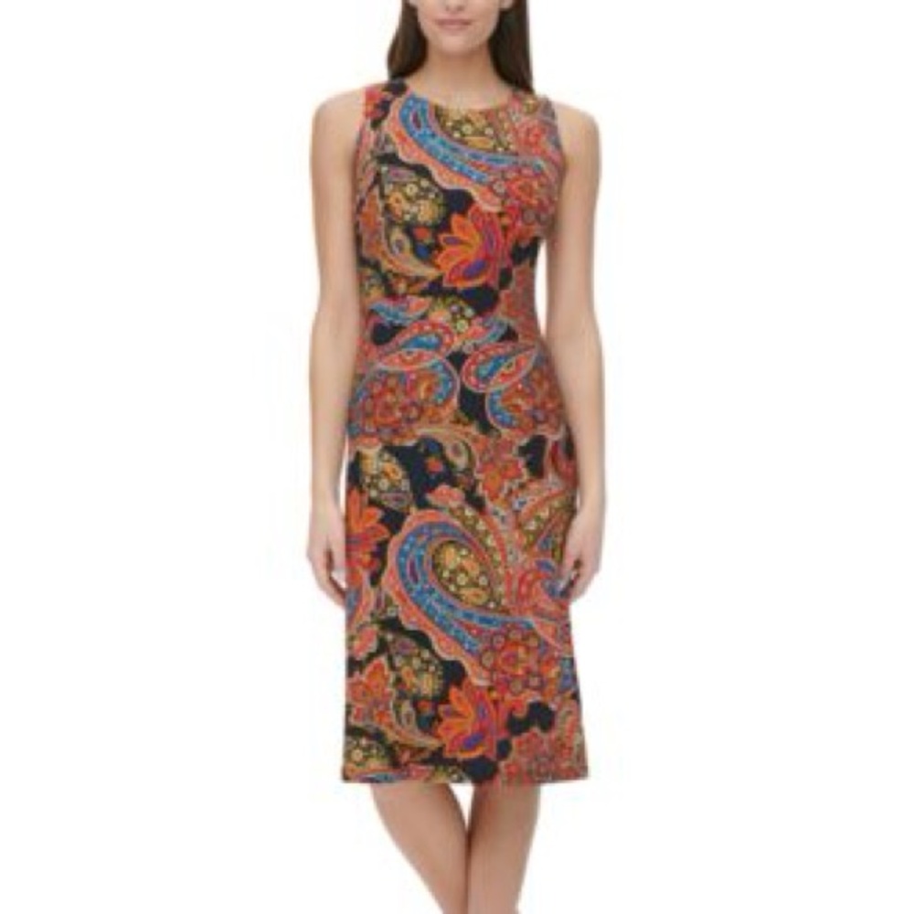 ❤️Host Pick⭐️Tommy Hilfiger Paisley Print Sleeveless Dress